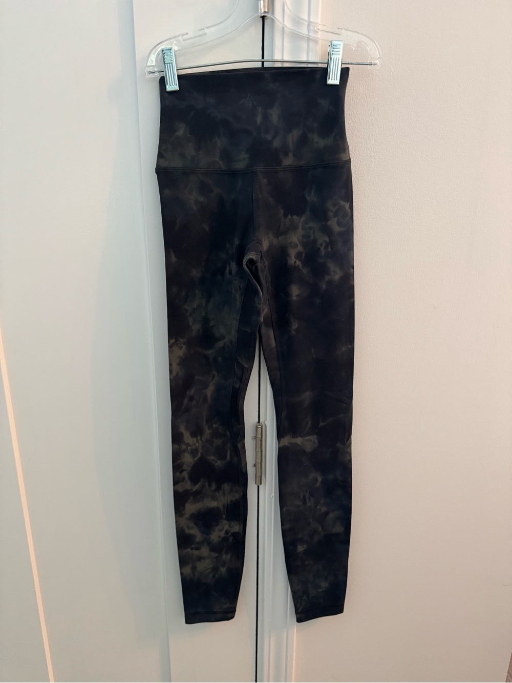 Lululemon High-Waist Tie-Dye Leggings - green